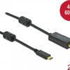 DeLOCK - Video- / Audiokabel - HDMI / USB - USB-C (M) bis HDMI (M) - 2