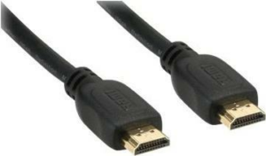 Kindermann - Highspeed - HDMI-Kabel mit Ethernet - HDMI männlich zu HDMI männlich - 5 m - Schwarz - geformt