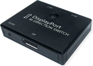 VALUE Bidirekt. 4K-DP-Umschalter 2fach 1 2 und 2 1 - DisplayPort (14.99.3587)