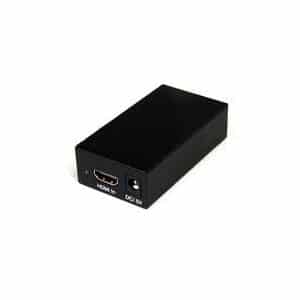 StarTech.com HDMI auf Displayport aktiv Adapter / Konverter mit bis zu 1920x1200 (Buchse/Buchse) - Videokonverter - Schwarz (HDMI2DP)