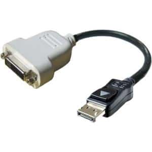 Dell DisplayPort to DVI Single-Link Adapter - Display-Adapter - DisplayPort (M) zu DVI-D (W) - für Dell 32XX