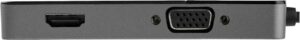 StarTech.com USB 3.0 to HDMI VGA Adapter - External 4K 30Hz Video & Graphics Card for Mac & Windows - 2-in-1 Multiport Dongle (USB32HDVGA) - Videoschnittstellen-Converter - HDMI / VGA / Audio - USB Typ A (M) bis HD-15 (VGA)
