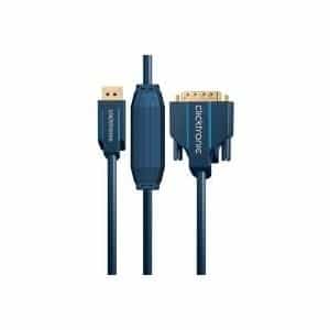 ClickTronic 70731 - DVI-D - DisplayPort - Männlich/weiblich - Gold - Blau - Kupfer (70731)