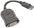 Lenovo - DisplayPort-Kabel - Single Link - DisplayPort (M) zu DVI-D (W) - 20 cm - für ThinkCentre M58