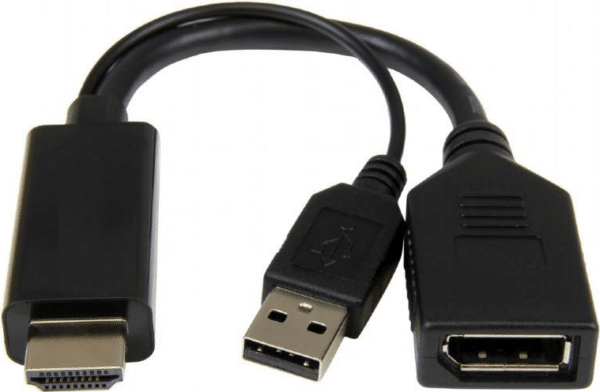 Gembird A-HDMIM-DPF-01 Videokabel-Adapter 0