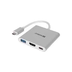 Sandberg USB-C Mini Dock HDMI+USB - USB-Docking-Station (136-00)