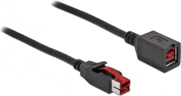 DeLOCK - PoweredUSB extension cable - USB PlusPower (24 V) (M) bis USB PlusPower (24 V) (W) 5