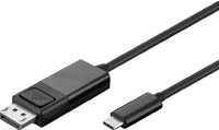 Microconnect USB3.1CDPB2 2m USB C DisplayPort Schwarz Videokabel-Adapter (USB3.1CDPB2)