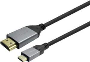 Vivolink PROUSBCHDMIMM2 Kabeladapter HDMI Type A (Standard) USB C Schwarz (PROUSBCHDMIMM2)