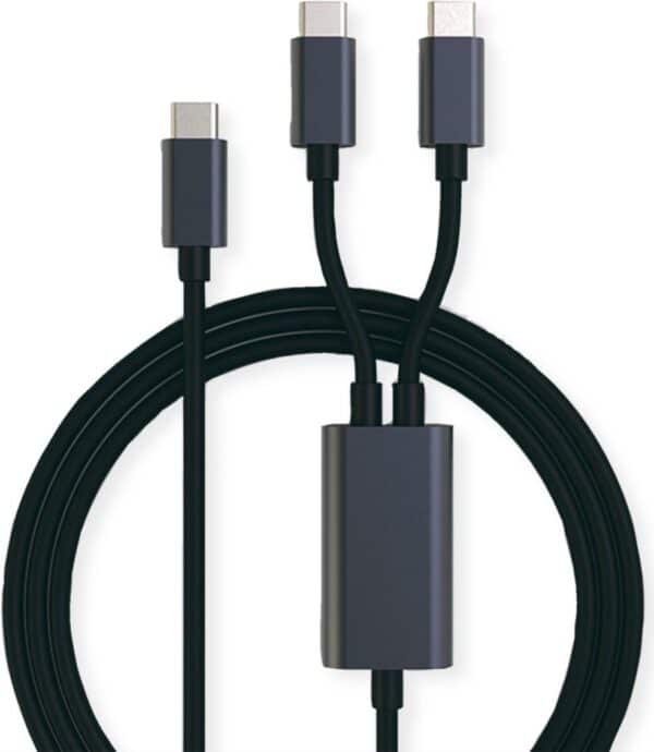 ROLINE USB Typ C Split-Ladekabel