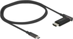Delock - Adapterkabel - USB-C männlich bis HDMI männlich angled