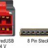 DeLOCK - Powered USB-Kabel - USB PlusPower (24 V) (M) bis 8 PIN (1x8) (M) 4