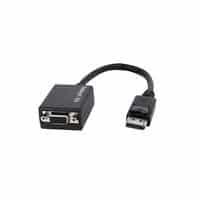 StarTech.com DisplayPort auf VGA Video Adapter / Konverter mit bis zu 1920x1200 (Stecker/Buchse) - Display-Adapter - DisplayPort (M) - HD-15 (W) - 36cm - verriegelt - Schwarz (DP2VGA2)