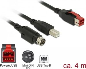 DeLOCK - Powered USB-Kabel - USB PlusPower (24 V) (M) bis USB Typ B