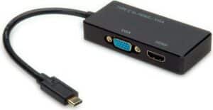 Value 12.99.3215 USB-Grafikadapter 3840 x 2160 Pixel Schwarz (12.99.3215)