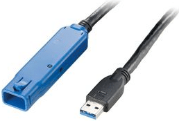 LogiLink Repeater cable - USB-Verlängerungskabel - USB Type A (W) bis USB Type A (M) - USB 3.0 - 10 m - Schwarz