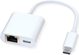 ROLINE USB 3.2 Gen 2 Typ C zu Gigabit Ethernet Konverter + 1x PD Port