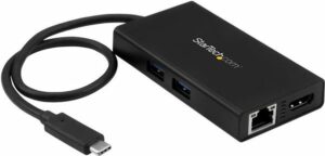 StarTech.com USB C Multifunction Adapter Power Delivery 4K HDMI USB Type-C - Externer Videoadapter - USB Type-C - HDMI