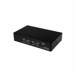 StarTech.com 4 Port DisplayPort USB KVM Switch mit Audio - DisplayPort Desktop KVM Umschalter - KVM-/Audio-/USB-Switch - USB - 4 x KVM/Audio/USB - 1 lokaler Benutzer - Desktop (SV431DPUA)