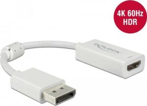 DeLOCK - Videokonverter - DisplayPort - HDMI - weiß (63936)