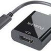 PureLink iSeries - Video- / Audio-Adapter - USB-C männlich zu HDMI weiblich - 10 cm - Dreifachisolierung - Schwarz - 4K Unterstützung