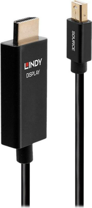 Lindy - Videokabel - DisplayPort / HDMI - Mini DisplayPort (M) bis HDMI (M) - 2