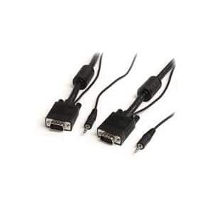 StarTech.com Monitor-VGA-Koaxial-Videokabel mit Audio für hohe Auflösung - HD15 Stecker/Stecker - VGA- / Audiokabel - HD-15