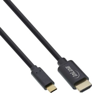 InLine USB Display Kabel - USB Typ-C Stecker zu HDMI Stecker - 5m (64115)