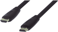 M-CAB UltraFlex - HDMI-Kabel mit Ethernet - HDMI männlich zu HDMI männlich - 12.5 m - Schwarz - rund