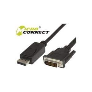 MicroConnect - DisplayPort-Kabel - Dual Link - DisplayPort (M) bis DVI-D (M) - 1 m