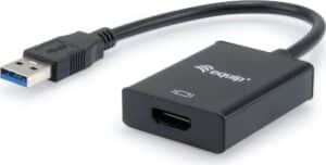 Equip USB 3.0 auf HDMI Adapter - 3.2 Gen 1 (3.1 Gen 1) - USB Typ-A - HDMI-Ausgang - 1920 x 1080 Pixel (133385)