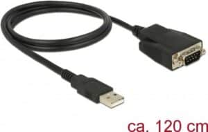 DeLOCK - Serieller Adapter - USB Type A (M) bis DB-9 (M) - 1