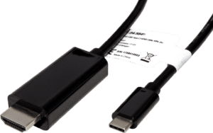 ROLINE 11045843 5 m USB Typ-C HDMI Typ A (Standard) Schwarz (11.04.5843)