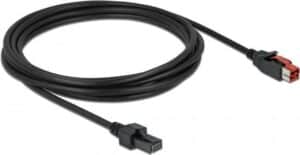 DeLOCK - Powered USB-Kabel - USB PlusPower (24 V) (M) bis 2 x 4 pin mini-DIN (M) 3