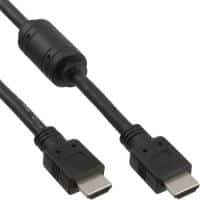 InLine HDMI Kabel - HDMI 19pol (M) - HDMI 19pol (M) - 5 m - schwarz - mit Ferrit (17605)