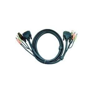 ATEN 2L-7D02UD - Video- / USB- / Audio-Kabel - USB Typ A