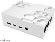 Akasa Aluminium Gehäuse für Raspberry Pi 4B mit Thermal-Kit - silber (A-RA09-M1S)