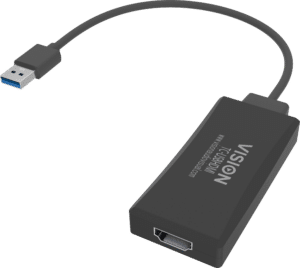 Vision - Externer Videoadapter - USB 3.0 - HDMI - Schwarz - retail