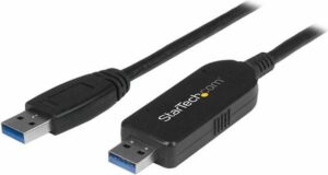 StarTech.com USB3.0 Data Transfer Cable for Mac & Windows - Linkkabel - SuperSpeed USB3.0 - USB3.0 - Schwarz (USB3LINK)