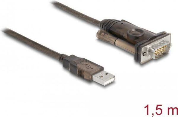 Delock - Kabel USB / seriell - USB (M) zu DB-9 (M) - 1
