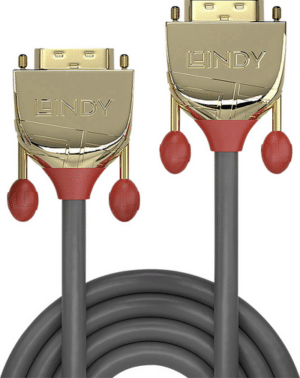 Lindy Gold - DVI-Kabel - Dual Link - DVI-D (M) bis DVI-D (M) - 5