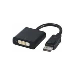 MicroConnect - Videokonverter - DisplayPort - DVI - Schwarz