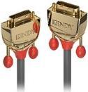 Lindy Gold - DVI-Kabel - Dual Link - DVI-D (M) bis DVI-D (M) - 7.5 m - rund - Grau