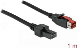 DeLOCK - Powered USB-Kabel - USB PlusPower (24 V) (M) bis 2 x 4 pin mini-DIN (M) 1