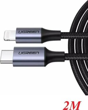 Ugreen 60761 Handykabel Schwarz 2 m USB C Lightning (60761)