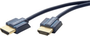 Ultraslim High Speed HDMI+ Kabel mit Ethernet - 3.0 m schlankes Hochgeschwindigkeitskabel für HD/3D-TV