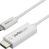 StarTech.com 1m (3 ft.) USB-C to HDMI Cable - 4K at 60Hz - White - Externer Videoadapter - VL100 - USB-C - HDMI - weiß