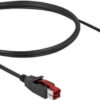DeLOCK - PoweredUSB extension cable - USB PlusPower (24 V) (M) bis USB PlusPower (24 V) (W) 3