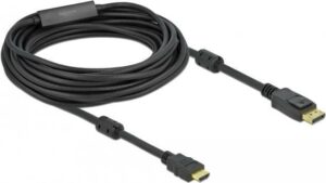 DeLOCK - Video- / Audiokabel - DisplayPort / HDMI - DisplayPort (M) Verriegelung bis HDMI (M) - 10