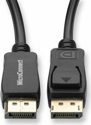 MicroConnect - DisplayPort-Kabel - DisplayPort (M) eingerastet zu DisplayPort (M) eingerastet - DisplayPort 1.2 - 10 m - unterstützt 4K 60 Hz (4096 x 2160) - Schwarz